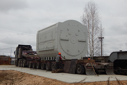 Доставка нового турбогенератора для модернизации Смоленской ТЭЦ-2